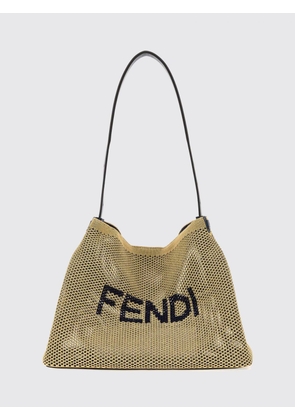 FENDI Shoulder Bag Men color Yellow