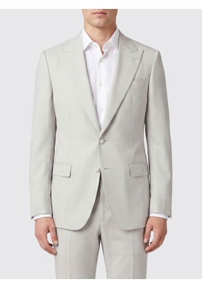DOLCE & GABBANA Single-Breasted Virgin Wool Blazer with Peak Lapels