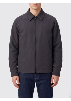 THE ROW Shirt Jacket in Cotton and Cashmere Blend with Zip Closure