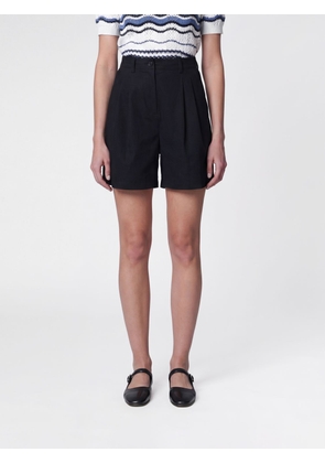DUNST Cotton-Blend Short Shorts with Belt Loops and American Pockets
