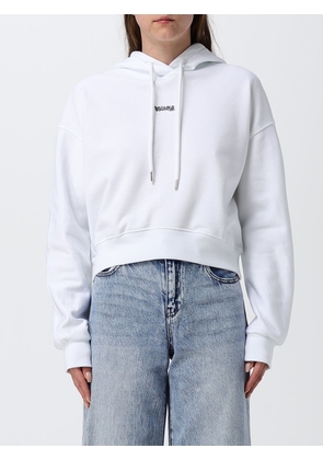 DISCLAIMER Relaxed Fit Cotton Hoodie with Printed Logo