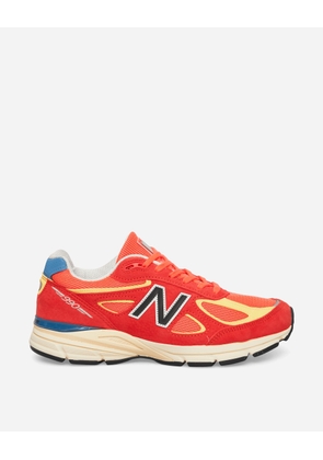 Made in USA 990v4 Sneakers Urgent Red / Maize / Afterglow
