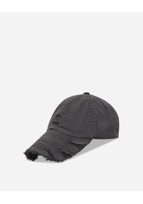 Avavav Slashed Double Brim Cap Black