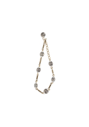 Versace Silver Brass Necklace - One Size