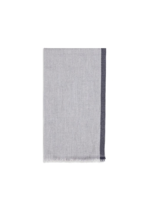 Brunello Cucinelli Gray Cashmere Scarf