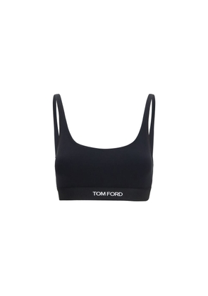 Tom Ford Black Modal Sport Bra - M