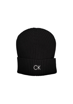 Calvin Klein Black Cotton Men's Cap - UNI
