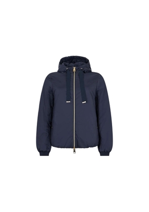 Herno Blue Polyamide Shell Jacket - 40