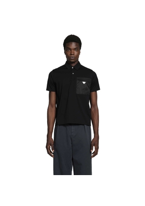 Cotton and Re-Nylon Polo Shirt
