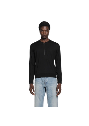 Wool Silk Cashmere Henley