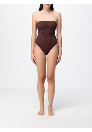 MC2 SAINT BARTH Swimsuit Woman color Brown