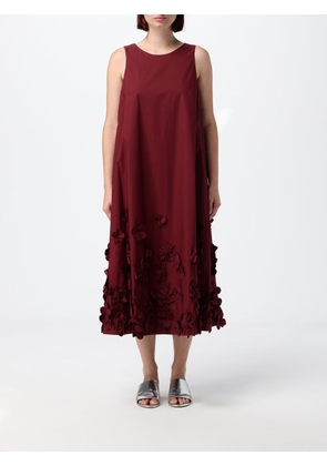 MEIMEIJ Off-the-Shoulder Embroidered Cotton Midi Tunic