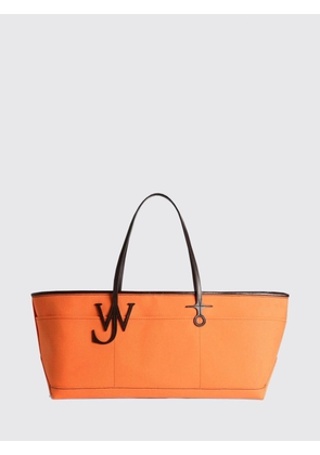JW ANDERSON Anchor Monogram Canvas Shoulder Bag with Leather Handles