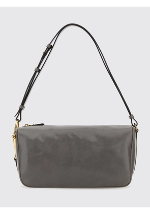GUCCI Smooth Calfskin Shoulder Bag with Adjustable Handle and Zip Closure