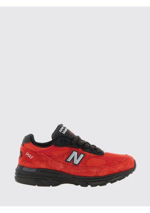 NEW BALANCE Made in USA 993 Suede and Mesh Trainers with Cushioning