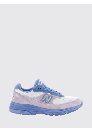 NEW BALANCE Made in USA 993 Patterned Suede and Mesh Trainers