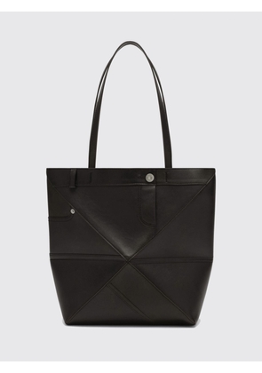 LOEWE Puzzle Fold Panta Medium Tote Bag in Smooth Calfskin Leather