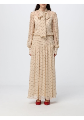 CRIDA MILANO Dress Woman color Yellow Cream