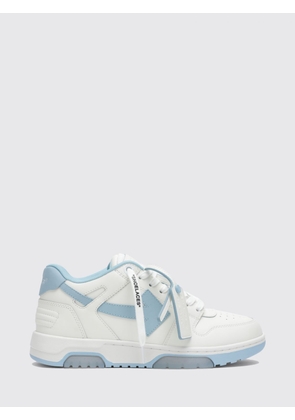 Off-White Out Of Office Low-Top Calfskin Sneakers with Perforated Toe
