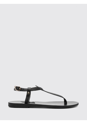 ANCIENT GREEK SANDAL Lito Leather Thong Sandals with Low Heel