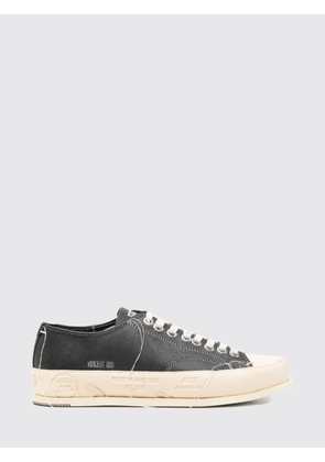 PREMIATA Vincent Low-Top Calfskin Trainers with Rubber Toe