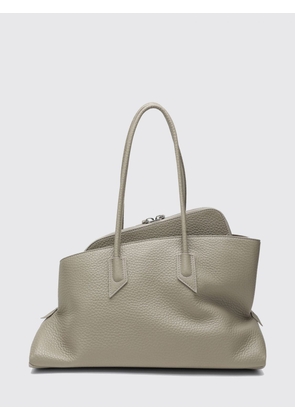 THE ATTICO La Passeggiata Asymmetrical Grained Leather Shoulder Bag
