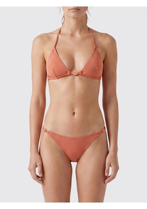 ERES Triangle Bikini Top in Polyamide with Embroidery and Bead Embellishments
