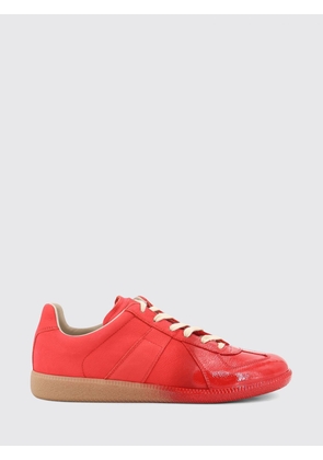 MAISON MARGIELA Replica Low-Top Sneakers in Patent and Smooth Leather