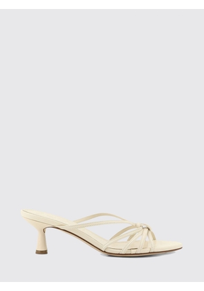 AEYDE Abby Smooth Leather Mules with Mid Spool Heel