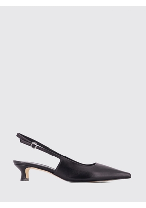 AEYDE Catrina Smooth Leather Slingback Pumps with Low Heel