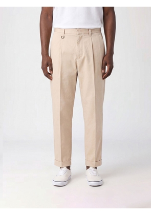 PAOLO PECORA Slim Fit Cotton Chino Trousers with Slant Pockets