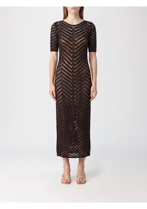 TWINSET Dress Woman color Brown