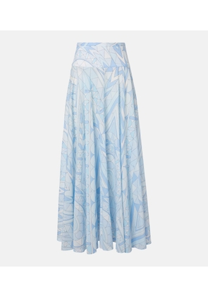 Pucci Angoli cotton maxi skirt