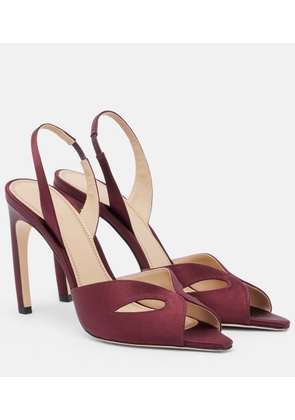 Victoria Beckham Harlow satin slingback sandals