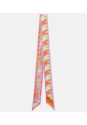 Pucci Printed silk twill scarf