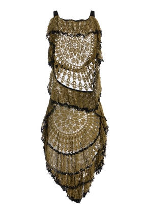 Diotima Trio Web Cotton-Crochet Mini Dress - Moda Operandi