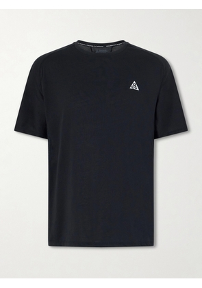 NIKE RUNNING - ACG Solar Chase Logo-Print Jersey T-Shirt - Men - Black - S