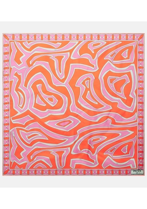 Pucci Labirinto silk twill scarf
