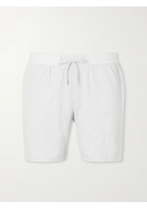 Lululemon - License to Train 7" 2-in-1 Straight-Leg Stretch Recycled-Shell and Jersey Drawstring Shorts - Men - Gray - S