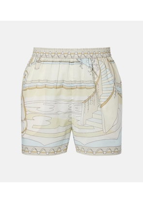 Tory Burch Printed cotton shorts