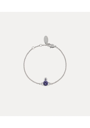 Vivienne Westwood Reina Small Bracelet Platinum-lavender-cz Platinum-lavender-cz Women