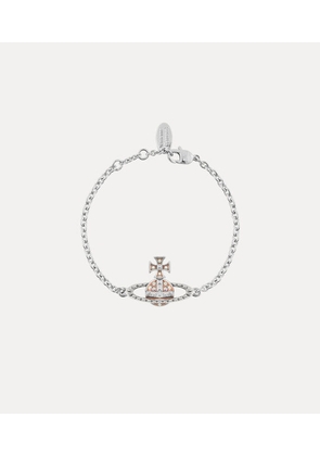 Vivienne Westwood Mayfair Bas Relief Bracelet Rhodium-pink-gold-crystal-ab-crystal Rhodium-pink-gold-crystal-ab-crystal Women