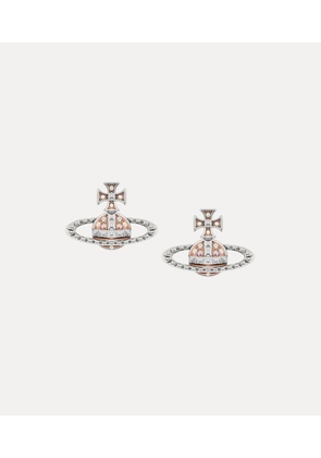Vivienne Westwood Mayfair Bas Relief Earrings -Rhodium-pink-gold-crystal-ab-crystal -Rhodium-pink-gold-crystal-ab-crystal Women