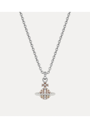 Vivienne Westwood Mayfair Small Orb Pendant Necklace Rhodium-pink-gold-crystal-ab-crystal Rhodium-pink-gold-crystal-ab-crystal Women