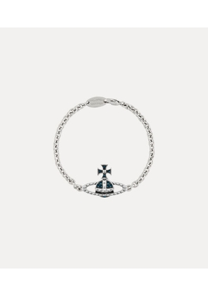 Vivienne Westwood Man. Mayfair Bas Relief Bracelet Rhodium-gunmetal-montana-crystal Rhodium-gunmetal-montana-crystal Men