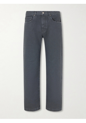 Massimo Alba - Oceano Straight-Leg Cotton Trousers - Men - Gray - UK/US 30