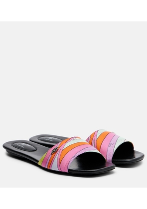 Pucci Yummy Iride twill slides