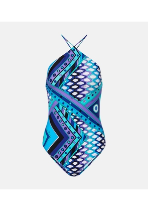 Pucci Vivara open-back swimsuit