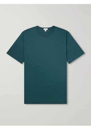 Sunspel - Slim-Fit Cotton-Jersey T-Shirt - Men - Green - S