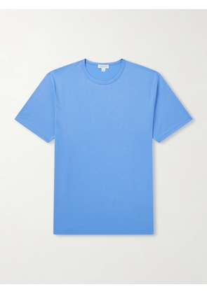 Sunspel - Slim-Fit Cotton-Jersey T-Shirt - Men - Blue - S